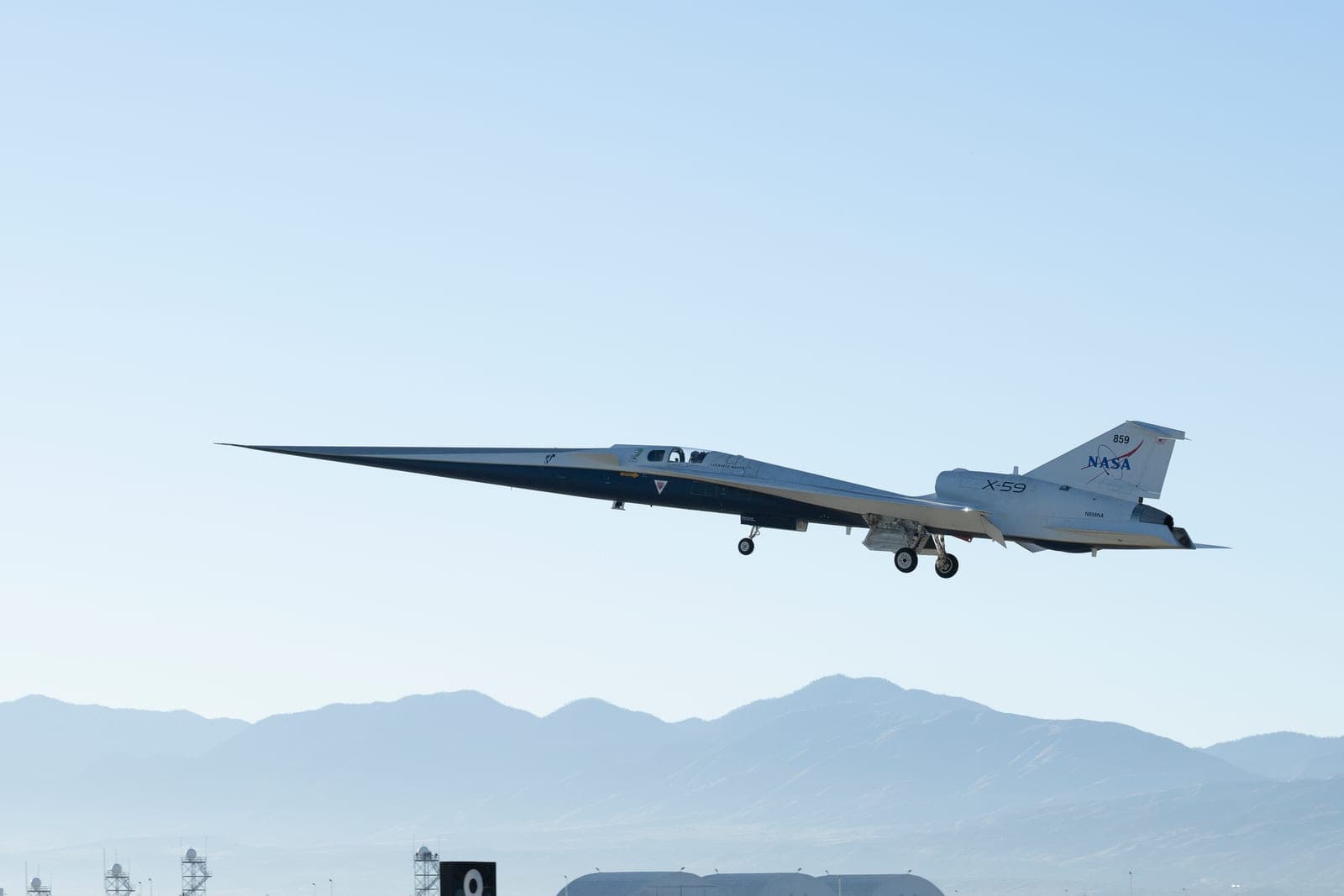El avión supersónico silencioso de la NASA supera una nueva prueba